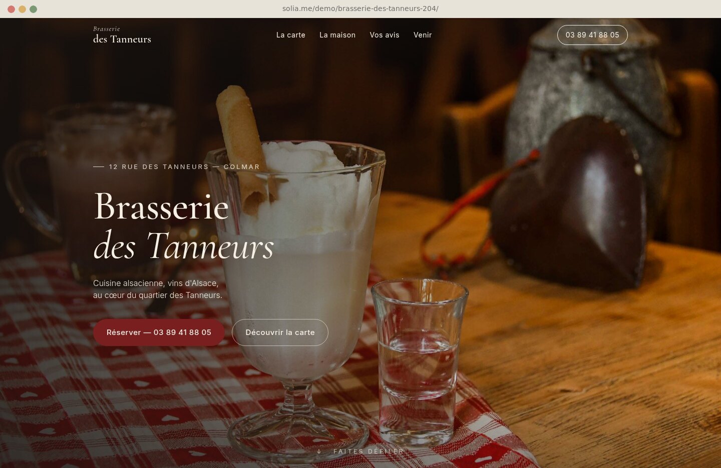Refonte Brasserie des Tanneurs