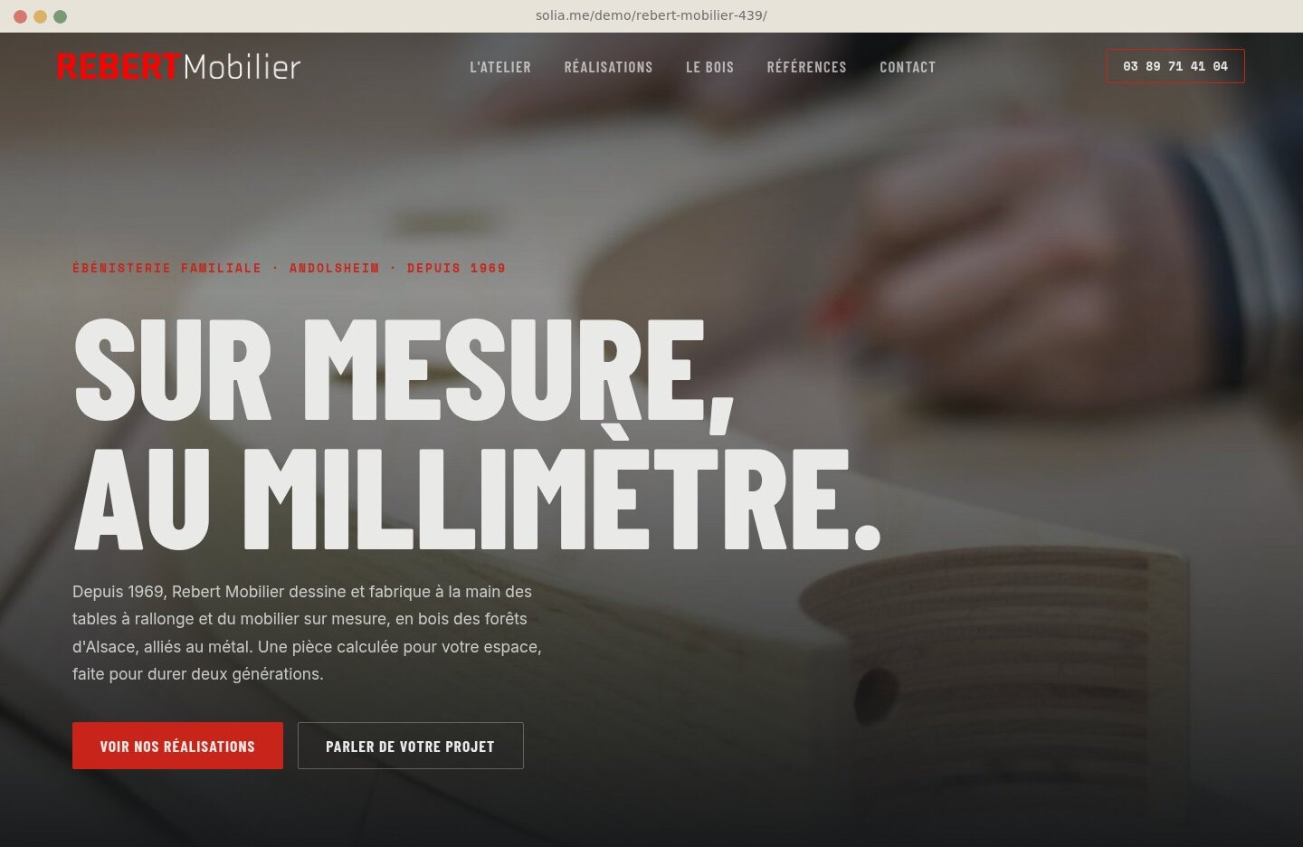 Refonte Rebert Mobilier
