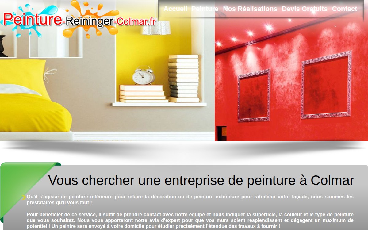 Le site actuel de Reininger Peinture
