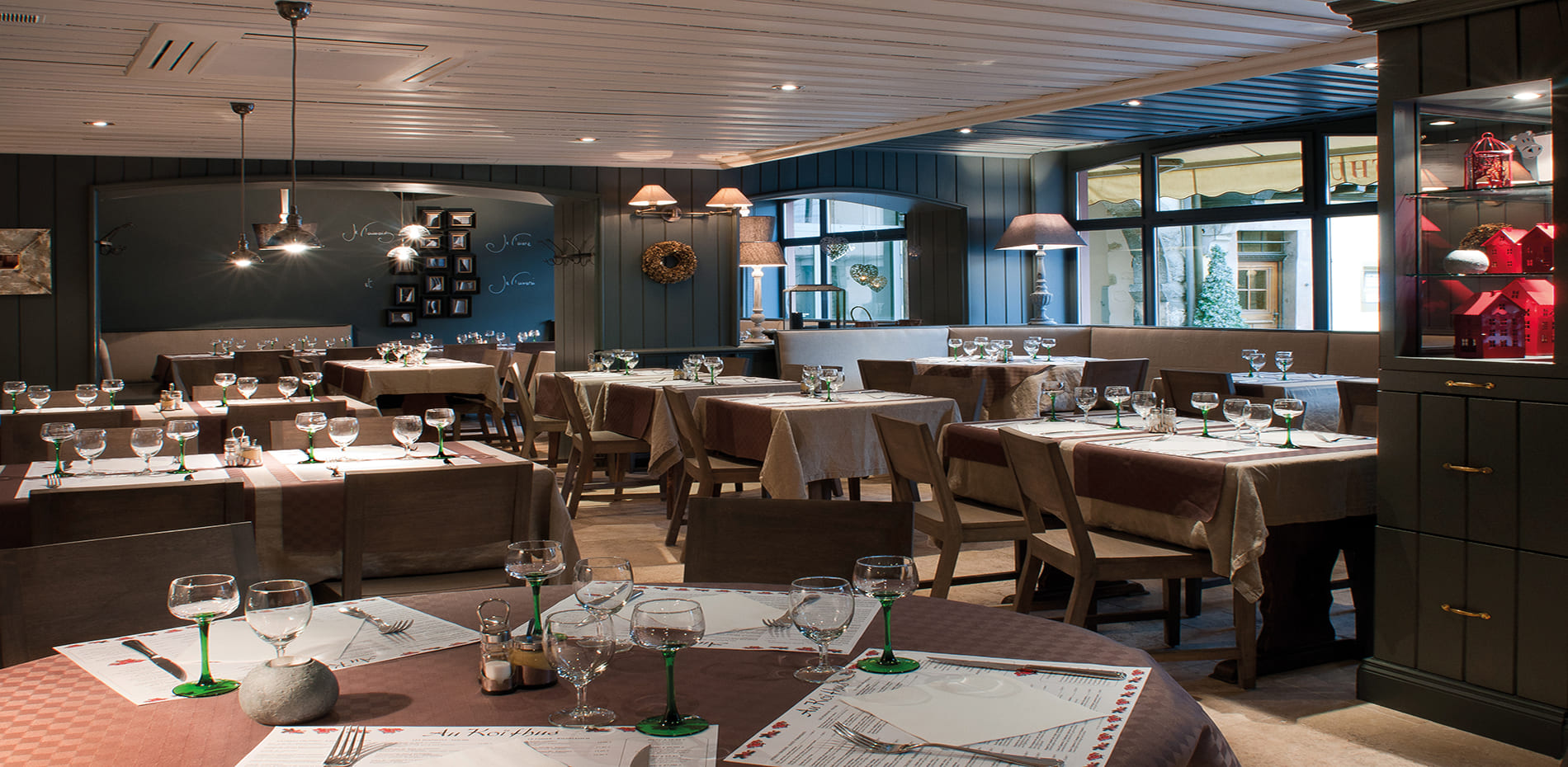 La salle du restaurant Au Koïfhus